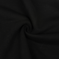 Ткань Футер 3-х нитка, Петля, цвет Черный (на отрез)  в Электроуглях