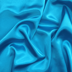 *Ткань Атлас-сатин, цвет Голубой (на отрез)  в Электроуглях