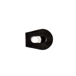 Зажим для шнура 4 мм KL цвет Чёрный + Белый (поштучно)  в Электроуглях