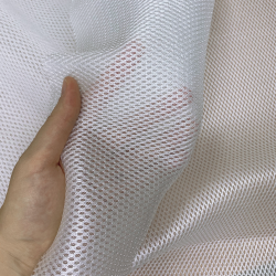 Сетка 3D трехслойная Air mesh 160 гр/м2, цвет Белый (на отрез)  в Электроуглях
