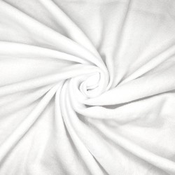 Флис Односторонний 130 гр/м2, цвет Белый (на отрез)  в Электроуглях