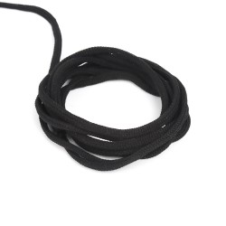 Шнур для одежды 4,5 мм,  Чёрный   в Электроуглях