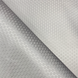 Ткань Оксфорд 300D PU Рип-Стоп СОТЫ, цвет Светло-Серый (на отрез)  в Электроуглях