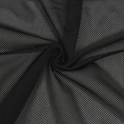Трикотажная Сетка 75 г/м2, цвет Черный (на отрез)  в Электроуглях