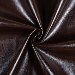 Ткань Дерматин (Кожзам) для мебели, цвет Темно-Коричневый (на отрез)  в Электроуглях