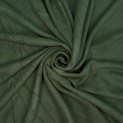Ткань Флис Односторонний 130 гр/м2, цвет Темный хаки (на отрез)  в Электроуглях