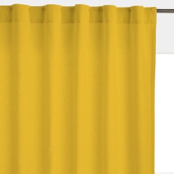 Штора уличная на Трубной ленте (В-220*Ш-145) Желтая, (ткань Оксфорд 600)  в Электроуглях