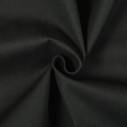 Ткань смесовая Канвас 35/65, цвет Черный (на отрез)  в Электроуглях