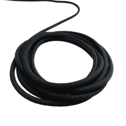 Шнур (Резинка) шляпный 7мм, цвет Чёрный (на отрез)  в Электроуглях