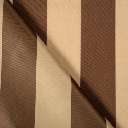 Ткань Оксфорд 300D PU, Бежево-Коричневая полоска (на отрез)  в Электроуглях