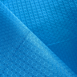 Ткань Оксфорд 300D PU Рип-Стоп СОТЫ, цвет Голубой (на отрез)  в Электроуглях