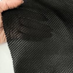 Сетка 3D трехслойная Air mesh 165 гр/м2, цвет Черный (на отрез)  в Электроуглях
