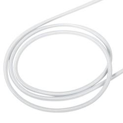 Шнур (Резинка) шляпный 3мм, цвет Белый (на отрез)  в Электроуглях